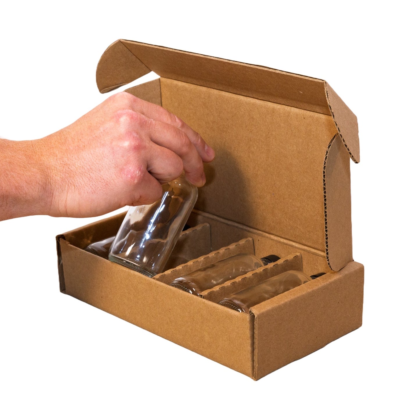 8oz Boston Round Bottle 4-Pack Pod