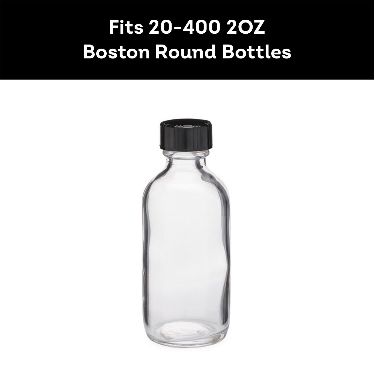 2oz Boston Round Bottle 5-Pack Pod