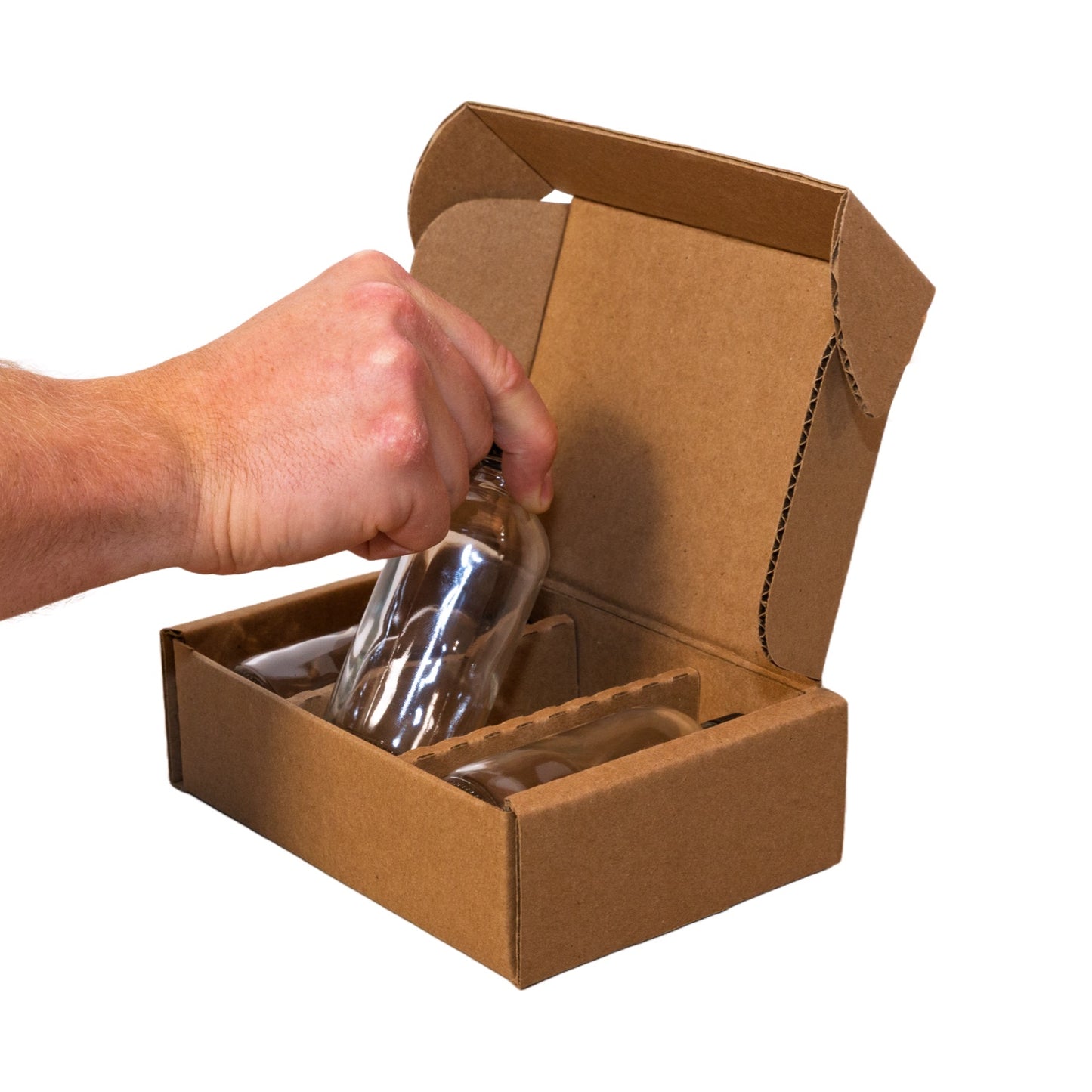 4oz Boston Round Bottle 3-Pack Pod