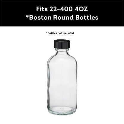 4oz Boston Round Bottle 4-Pack Pod