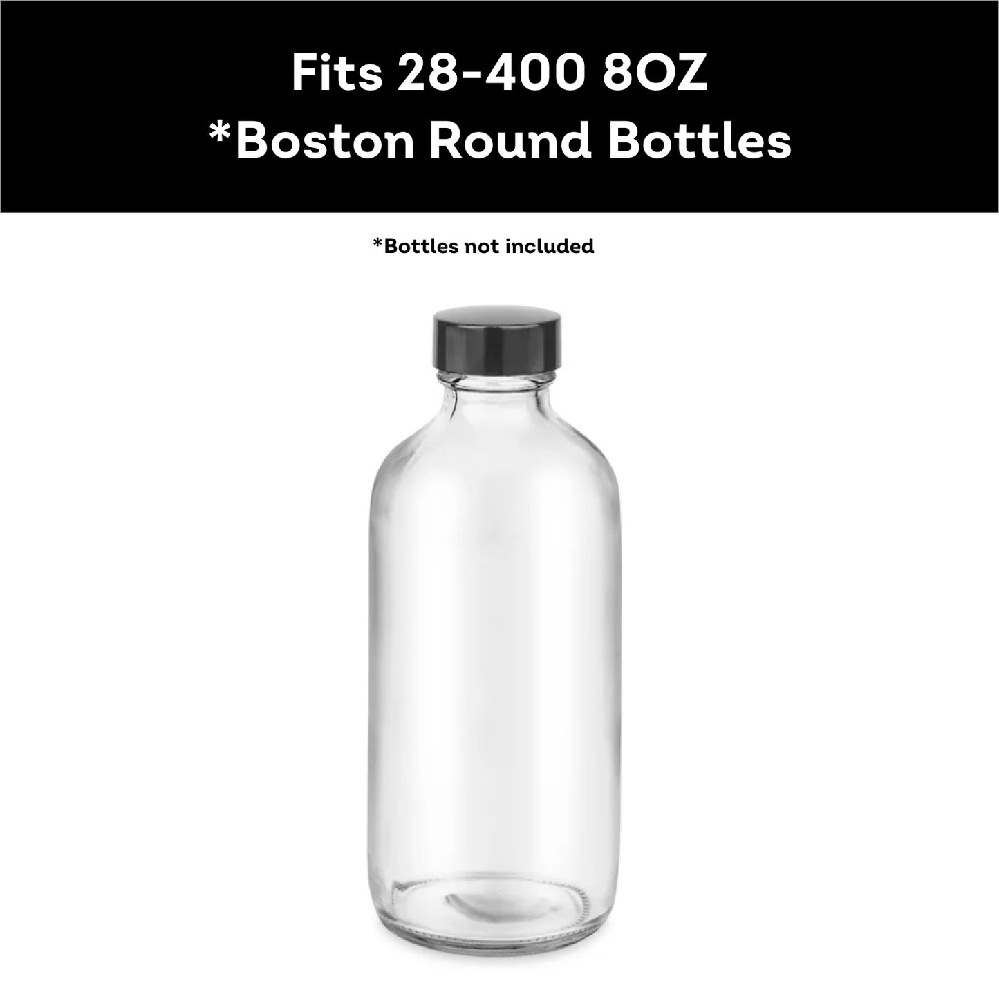 8oz Boston Round Bottle 5-Pack Pod