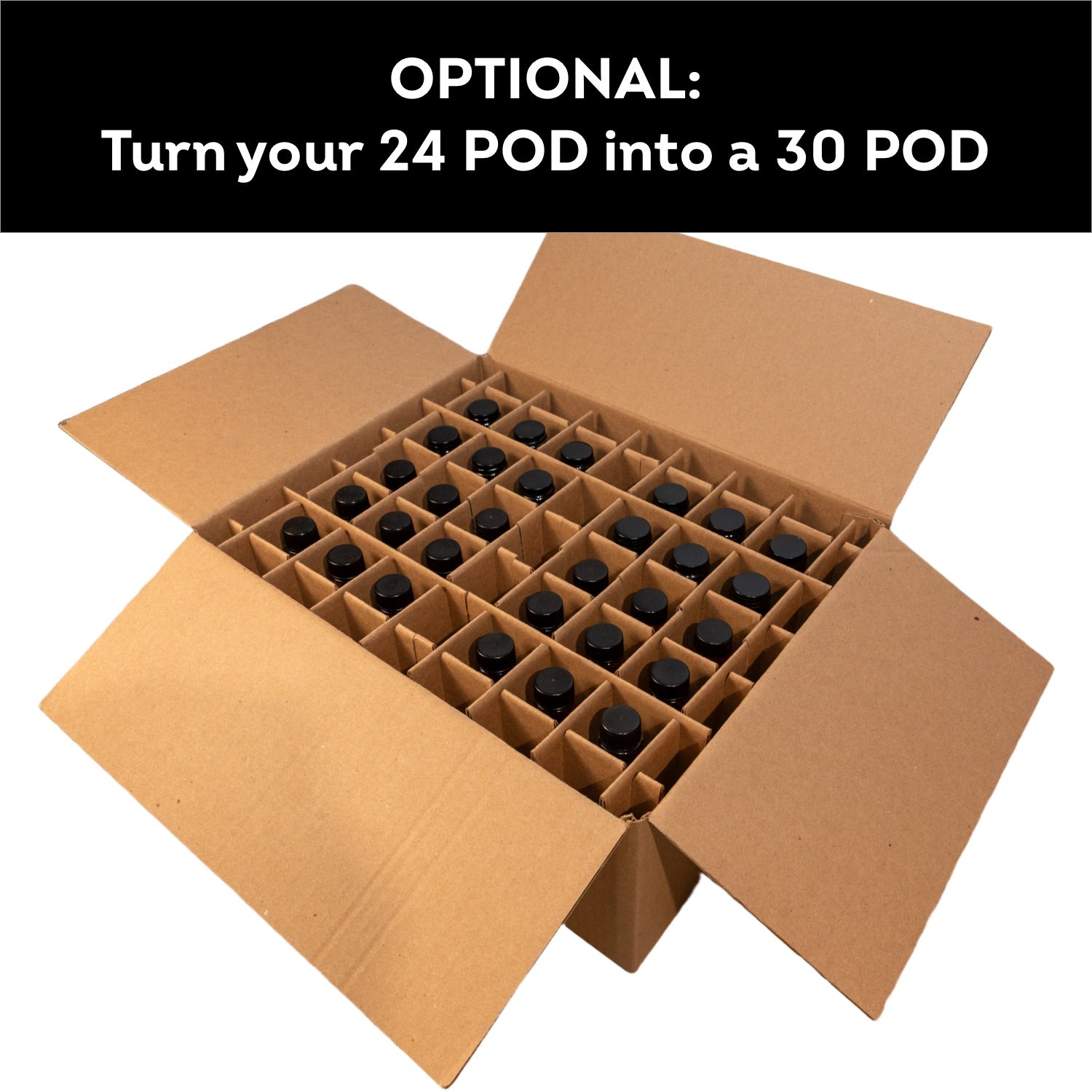5OZ - 24 Bottle Pod Wholesale Shipper